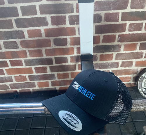 StoicAthlete black snapback trucker hat